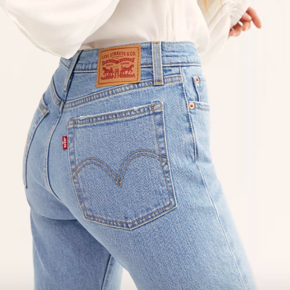 Levi's Wedgie Straight Jeans Tango Hustle Wash 25